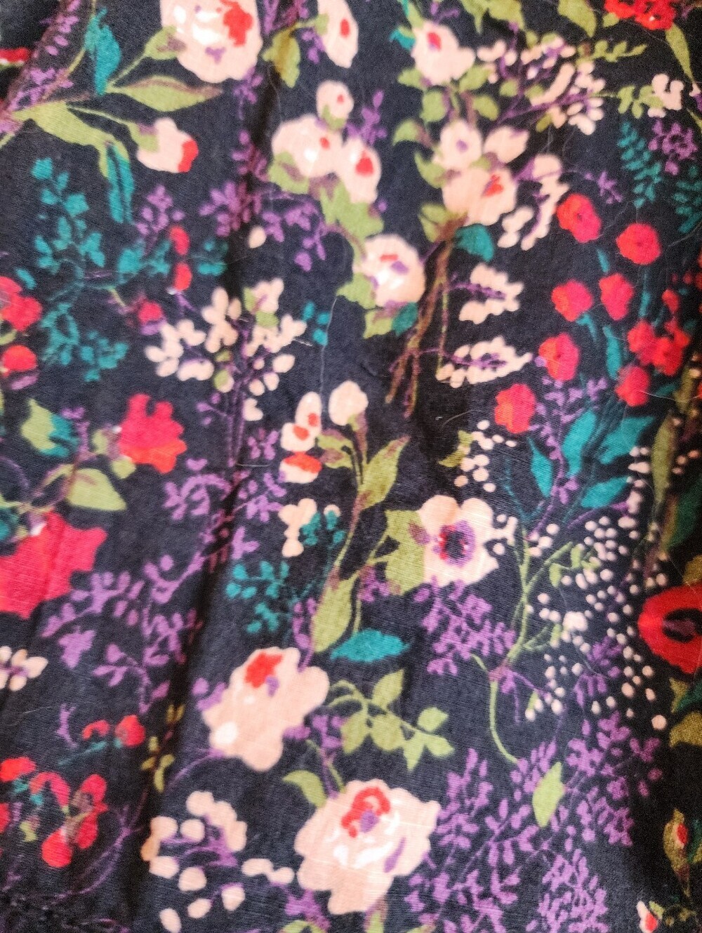 THE GREAT. THE STORYTELLER TOP BLACK FLORAL WOMENS SIZE 3 LARGE - Picture 12 of 16